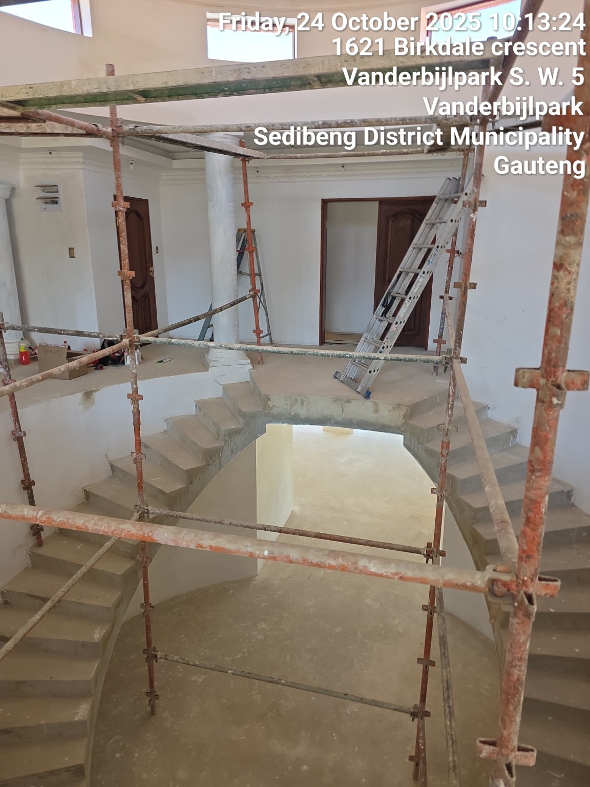 Completed luxury residential construction project