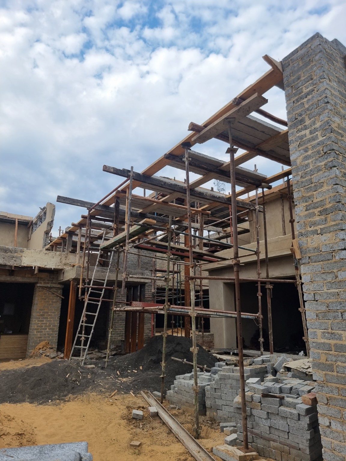 Multi-storey residential structural construction