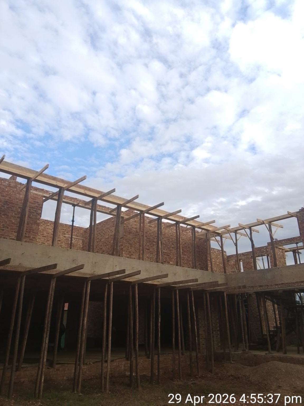 Suspended slab reinforcement and formwork